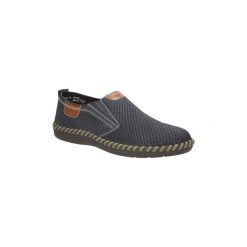 Espadryle Rieker Półbuty skórzane B2465-14. Czarne espadryle męskie marki Rieker. Za 268,99 zł.