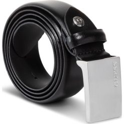Pasek Męski GUESS - Not Coordinated Belts BM7256 LEA35 BLA. Czarne paski męskie Guess, w paski, ze skóry. W wyprzedaży za 209,00 zł.