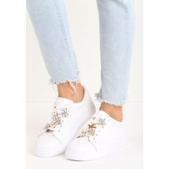 Buty sportowe damskie: Białe Buty Sportowe Pinn