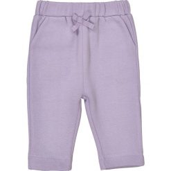 Spodnie dresowe - 0 miesięcy - 2 lata. Fioletowe spodnie dresowe dziewczęce marki La Redoute Collections, z bawełny. Za 26,42 zł.