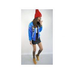 Kurtka KONG GIRL niebieska. Niebieskie kurtki damskie Missspark, s, z haftami, z tkaniny, bez kaptura. Za 499,00 zł.