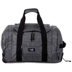 Torba w kolorze czarnym na kółkach - (S)53 x (W)30 x (G)32 cm. Czarne torby podróżne z poliesteru. W wyprzedaży za 109,95 zł.