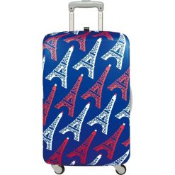 Pokrowiec na walizkę LOQI Travel Eiffel Tower. Niebieskie walizki LOQI, z elastanu. Za 114,00 zł.