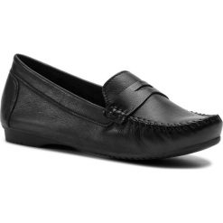 Mokasyny MARCO TOZZI - 2-24225-22 Black 001. Czarne mokasyny damskie marki Marco Tozzi, ze skóry ekologicznej, na płaskiej podeszwie. Za 169,90 zł.