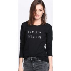Czarna Bluzka Sweet Emotion. Białe bluzki longsleeves marki House, l. Za 39,99 zł.