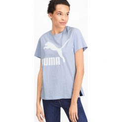 Puma Classics Koszulka Niebieski Szary. Szare koszulki damskie Puma, s, z nadrukiem, z bawełny. Za 137,95 zł.