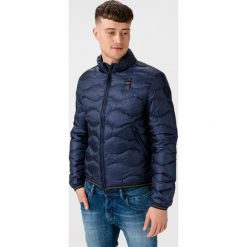 Blauer Bryant Kurtka Niebieski. Niebieskie płaszcze męskie Blauer, na wiosnę, xl, bez wzorów, z materiału, bez kaptura. Za 1153,95 zł.