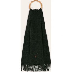 Polo Ralph Lauren - Szalik. Szare szaliki męskie Polo Ralph Lauren, bez wzorów, z wełny. W wyprzedaży za 149,90 zł.