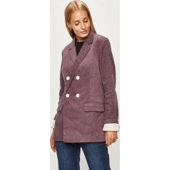 Glamorous - Żakiet. Fioletowe kamizelki damskie Glamorous, s, bez wzorów, z poliesteru. W wyprzedaży za 239,90 zł.