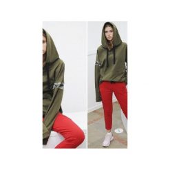 Large Blouse khaki. Zielone bluzy damskie marki 3 for u, xl, moro, z bawełny, bez rękawów, bez kaptura. Za 151,20 zł.