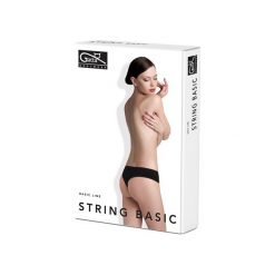 Gatta - Stringi Basic Line. Białe stringi marki Gatta, s, z elastanu. Za 19,90 zł.