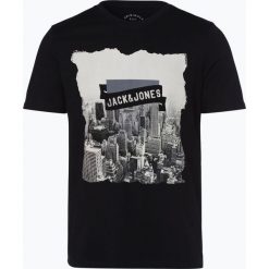 Jack & Jones - T-shirt męski – Autumn City, czarny. Czarne t-shirty męskie z nadrukiem marki Jack & Jones, l. Za 49,95 zł.