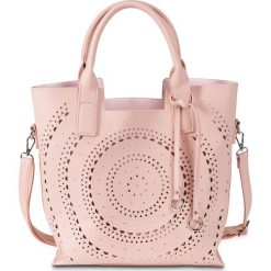 Torebka bonprix jasnoróżowy. Różowe torebki klasyczne damskie bonprix, z aplikacjami, eleganckie, zdobione, bez dodatków. Za 119,99 zł.