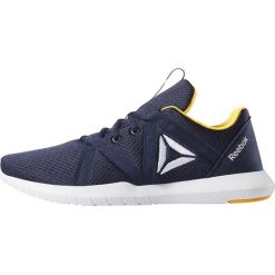 MĘSKIE BUTY TRENINGOWE REAGO (44,5). Niebieskie buty sportowe męskie Reebok, bez zapięcia, na fitness i siłownię. W wyprzedaży za 139,99 zł.