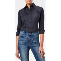 G-Star Raw - Koszula. Szare bluzki damskie z długim rękawem G-Star RAW, na co dzień, s, bez wzorów, z elastanu, klasyczne, z klasycznym kołnierzykiem. W wyprzedaży za 259,90 zł.