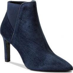 Botki GINO ROSSI - Savona DSH555-S81-0020-5300-0 55. Niebieskie botki damskie skórzane marki Gino Rossi, na obcasie. W wyprzedaży za 279,00 zł.
