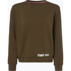 Tommy Jeans - Damska bluza nierozpinana, zielony. Niebieskie bluzy damskie marki Tommy Jeans. Za 399,95 zł.