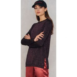 Swetry klasyczne damskie: Samsoe & Samsoe Sweter Maddie – Purple