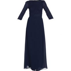 Swing Suknia balowa navy. Niebieskie sukienki damskie marki Swing, bez wzorów, z poliesteru, wizytowe, bez kołnierzyka, bez rękawów. Za 629,00 zł.