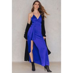 Sukienki: Passion Fusion Sukienka Bieliźniana Maxi – Blue