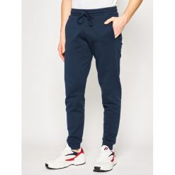 Spodnie dresowe Trussardi Jeans Fleece Pure 52P00117. Niebieskie jeansy męskie Trussardi Jeans, xl, bez wzorów, z bawełny. W wyprzedaży za 339,00 zł.