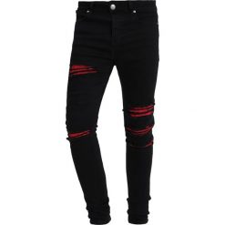 Sixth June WITH RED BANDANA Jeans Skinny Fit black. Czarne jeansy męskie relaxed fit marki Sixth June. Za 299,00 zł.