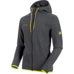 Mammut kurtka męska Logo Ml Hooded Szary XL. Szare kurtki sportowe męskie Mammut, xl, bez wzorów, z polaru, z kapturem. W wyprzedaży za 330,00 zł.