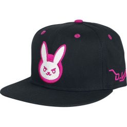Czapki damskie: Overwatch D.VA Logo Czapka Snapback czarny