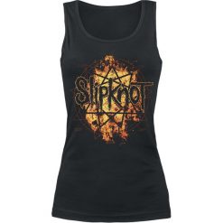 Slipknot Radio Fires Top damski czarny. Czarne bluzki damskie marki Slipknot, xxl, bez wzorów, bez kołnierzyka, bez rękawów. Za 74,90 zł.