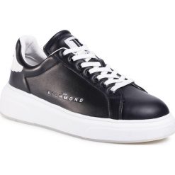 Sneakersy JOHN RICHMOND - 1331 B Black. Czarne sneakersy męskie John Richmond, bez zapięcia. Za 849,00 zł.