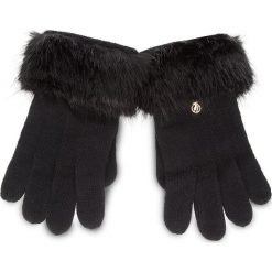 Rękawiczki Damskie TRUSSARDI JEANS - Gloves Knitted Ecofur 59Z00115 9Y099999 K299. Czarne rękawiczki damskie Trussardi Jeans, bez wzorów, z wełny. W wyprzedaży za 149,00 zł.
