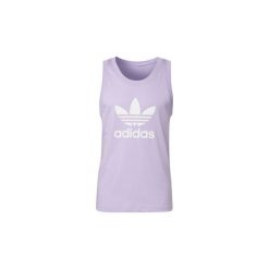Topy na ramiączkach / T-shirty bez rękawów adidas Top Trefoil. Fioletowe t-shirty męskie Adidas, xl, bez wzorów, bez kołnierzyka. Za 89,95 zł.