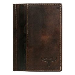 Portfel męski skórzany Buffalo Wild N4-HP-F. Pomarańczowe portfele męskie BUFFALO WILD, bez wzorów, ze skóry. Za 59,90 zł.