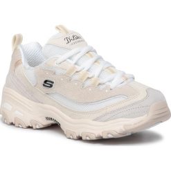 Sneakersy SKECHERS - D'lites Free Energy 13147/OFWT Off White. Brązowe półbuty damskie Skechers, z zamszu. W wyprzedaży za 239,00 zł.