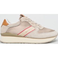 Gant - Buty Linda. Brązowe buty sportowe damskie GANT, bez wzorów, ze skóry, sportowe. Za 439,90 zł.