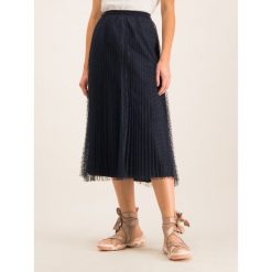 Spódnica plisowana Red Valentino SR3RAC20. Niebieskie spódniczki damskie Red Valentino, bez wzorów, z poliesteru, midi. W wyprzedaży za 1149,00 zł.