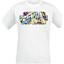T-shirty męskie: Star Wars Falcon 80s Dots T-Shirt biały