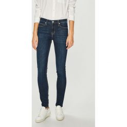 Calvin Klein Jeans - Jeansy Skinny. Niebieskie jeansy damskie skinny marki Calvin Klein Jeans, z elastanu. Za 449,90 zł.