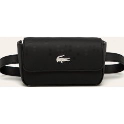 Lacoste - Nerka. Czarne nerki damskie Lacoste, w paski, z bawełny, casualowe, małe, bez dodatków. W wyprzedaży za 359,90 zł.