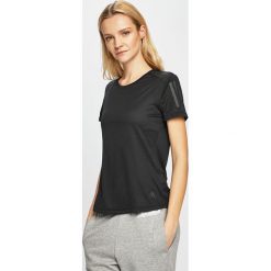 Adidas Performance - Top. Czarne topy damskie adidas Performance, s, bez wzorów, z poliesteru, z okrągłym kołnierzem. W wyprzedaży za 99,90 zł.