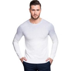 Sweter PIETRO SWNS000101. Niebieskie swetry męskie Giacomo Conti, m, bez wzorów, z jedwabiu, bez kołnierzyka, bez kaptura. Za 229,00 zł.