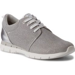 Sneakersy MARCO TOZZI - 2-23700-30 Silver Comb 948. Szare półbuty damskie Marco Tozzi, na co dzień, bez wzorów, ze skóry ekologicznej, bez obcasa, na płaskiej podeszwie, bez zapięcia. W wyprzedaży za 169,00 zł.