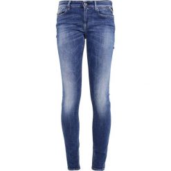 Replay LUZ Jeans Skinny Fit blue denim. Niebieskie jeansy damskie Replay, z elastanu. W wyprzedaży za 431,40 zł.