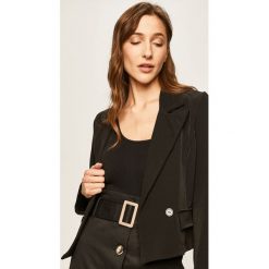 Answear - Marynarka. Czarne kamizelki damskie ANSWEAR, s, bez wzorów, z elastanu, bez kaptura. W wyprzedaży za 69,90 zł.