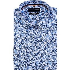 Koszula SIMONE KDBR000944. Niebieskie koszule męskie Giacomo Conti, na lato, m, bez wzorów, z elastanu, eleganckie, z klasycznym kołnierzykiem, z długim rękawem. Za 199,00 zł.