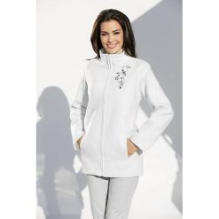 Damska bluza KADRIA ECRU. Bluzy sportowe damskie IVET, bez wzorów, z materiału, bez rękawów, bez kaptura. W wyprzedaży za 59,00 zł.