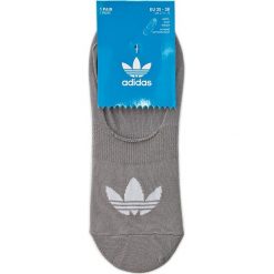 Skarpety Stopki Damskie adidas - Low Cut Sock 1P BQ6044 Mgsogr/White. Szare skarpetki damskie Adidas, bez wzorów, z elastanu. Za 39,95 zł.
