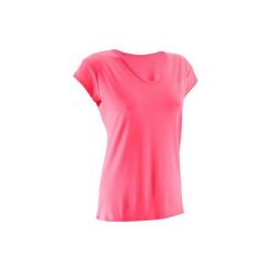 Bluzki sportowe damskie: Koszulka fitness cardio 100