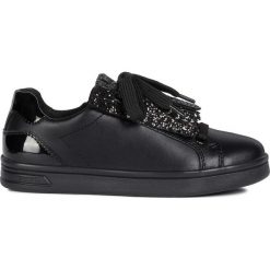 Geox tenisówki dziewczęce Dj Rock 34 czarne. Czarne buty dziewczęce zimowe Geox, na zimę, bez wzorów, z materiału, bez zapięcia. Za 279,00 zł.