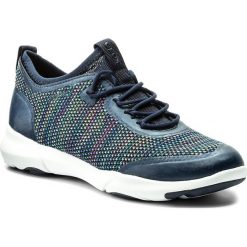 Półbuty GEOX - D Nebula X A D82BHA 0006K C4008 Denim. Niebieskie półbuty damskie skórzane Geox, na płaskiej podeszwie. W wyprzedaży za 349,00 zł.